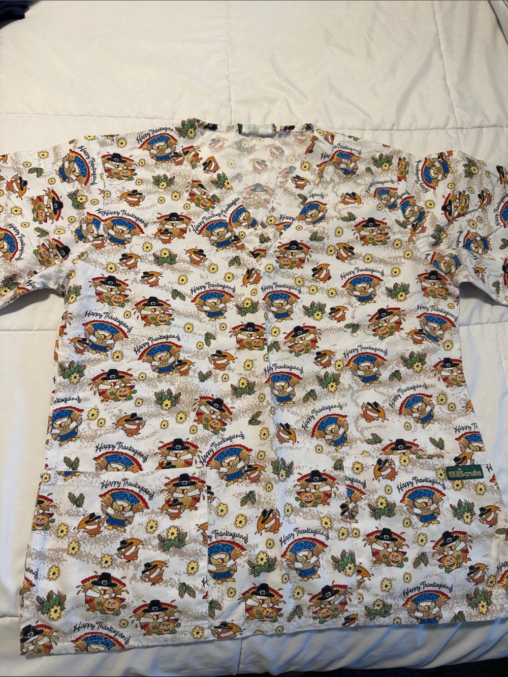 Holiday Assorted Scrub Top Bundle - Picture 6 of 7